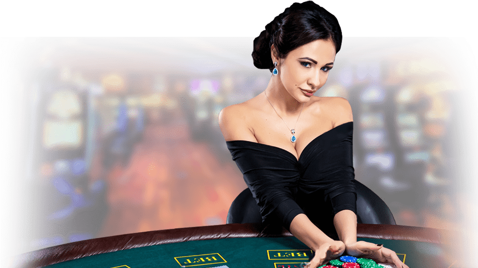Casino Girl PNG Picture